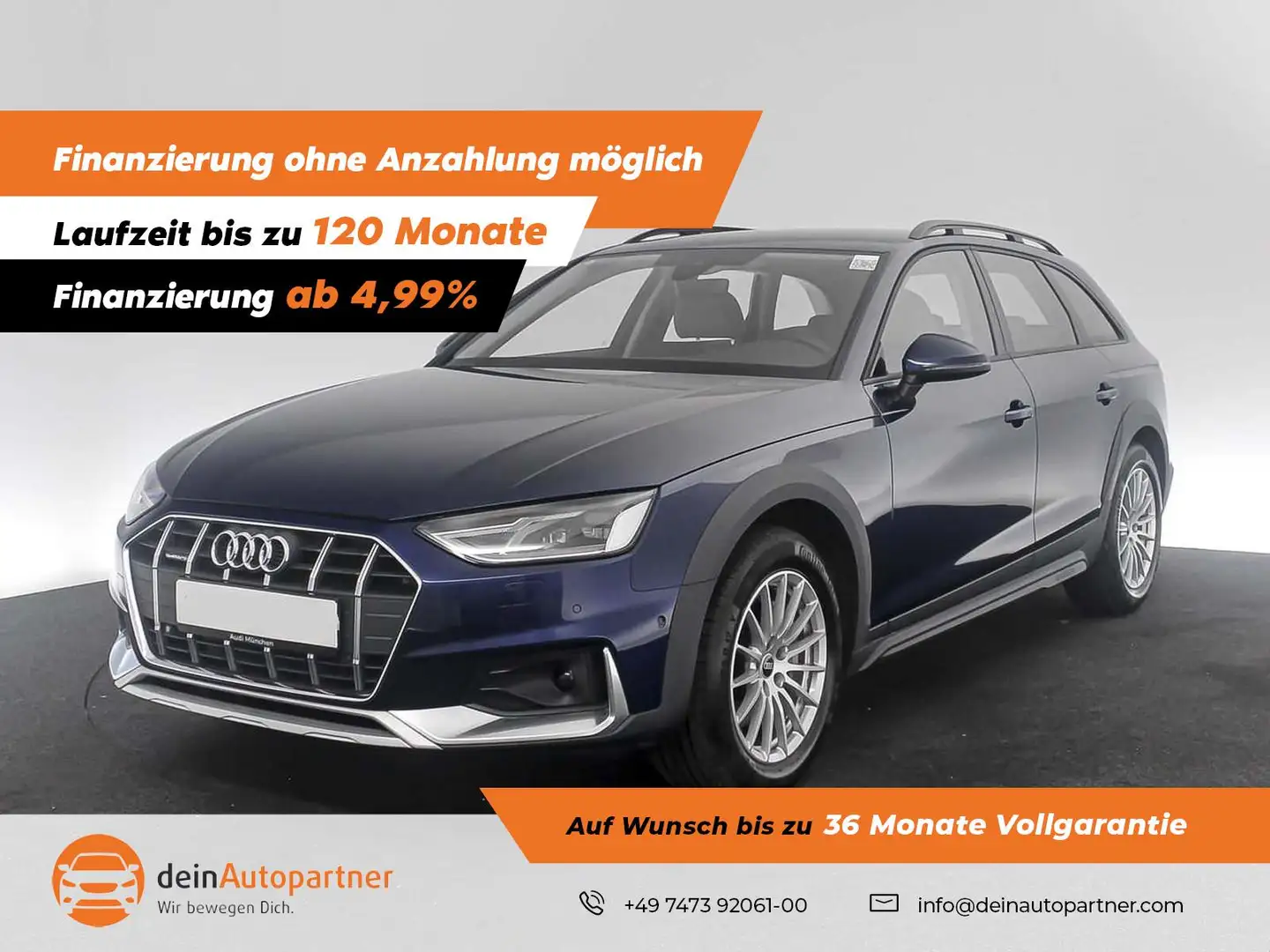 Audi A4 allroad quattro 40 TDI NAVI/LED/LEDER/AHK/VIRTUAL COCKPIT Kék - 1