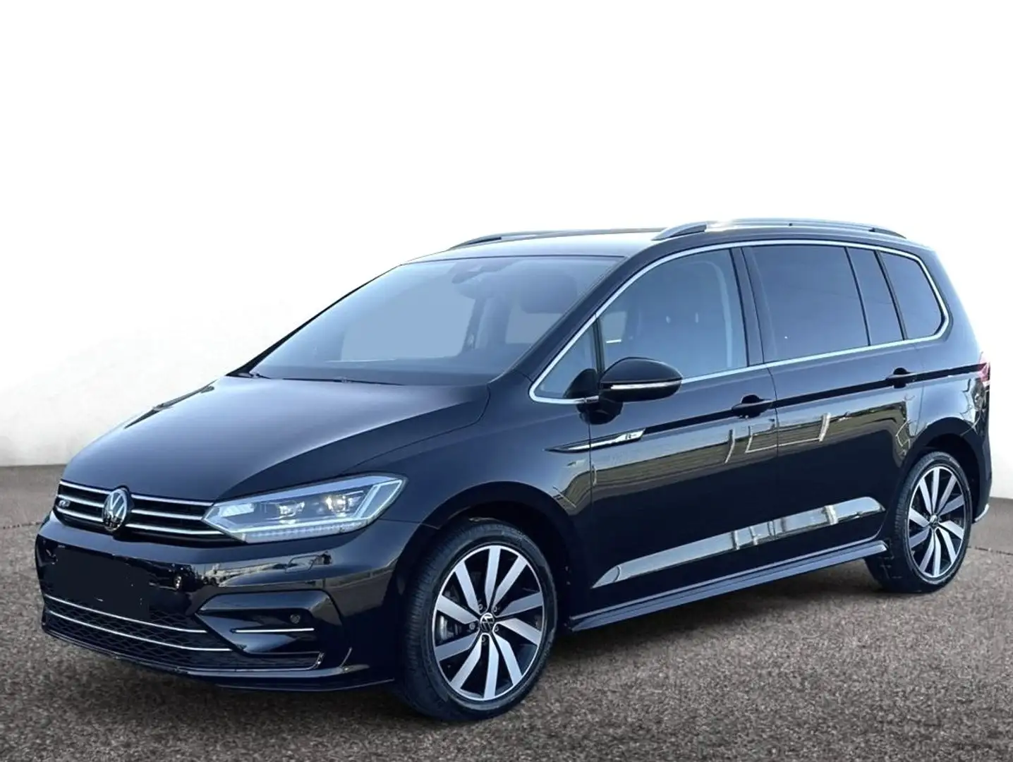 Volkswagen Touran R-LINE 1.5TSI DSG 7SITZE AHK+KAMERA+LED+NAVI+18 AL Schwarz - 2
