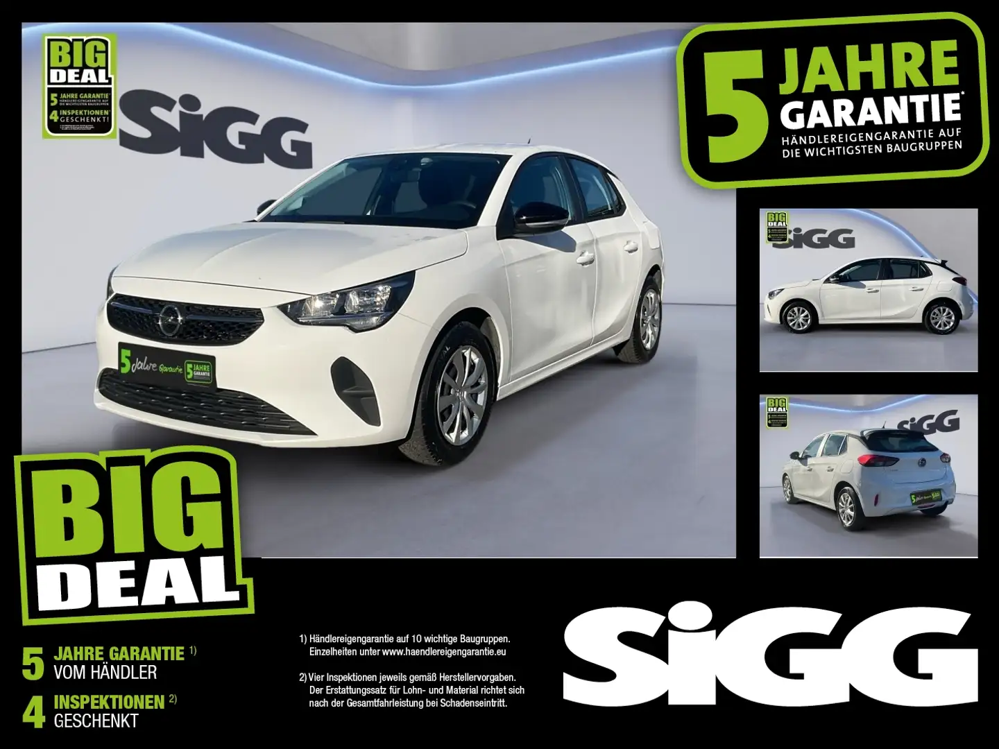 Opel Corsa 1.2 Edition Allwetter Tempomat Bluetooth Blanc - 1