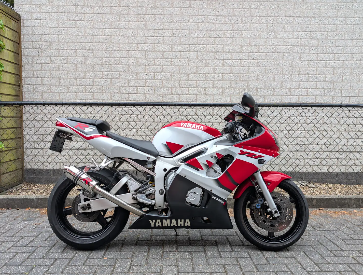 Yamaha YZF-R6 | nw.  Dominator uitlaat / band | donkere kuipruit Rojo - 1