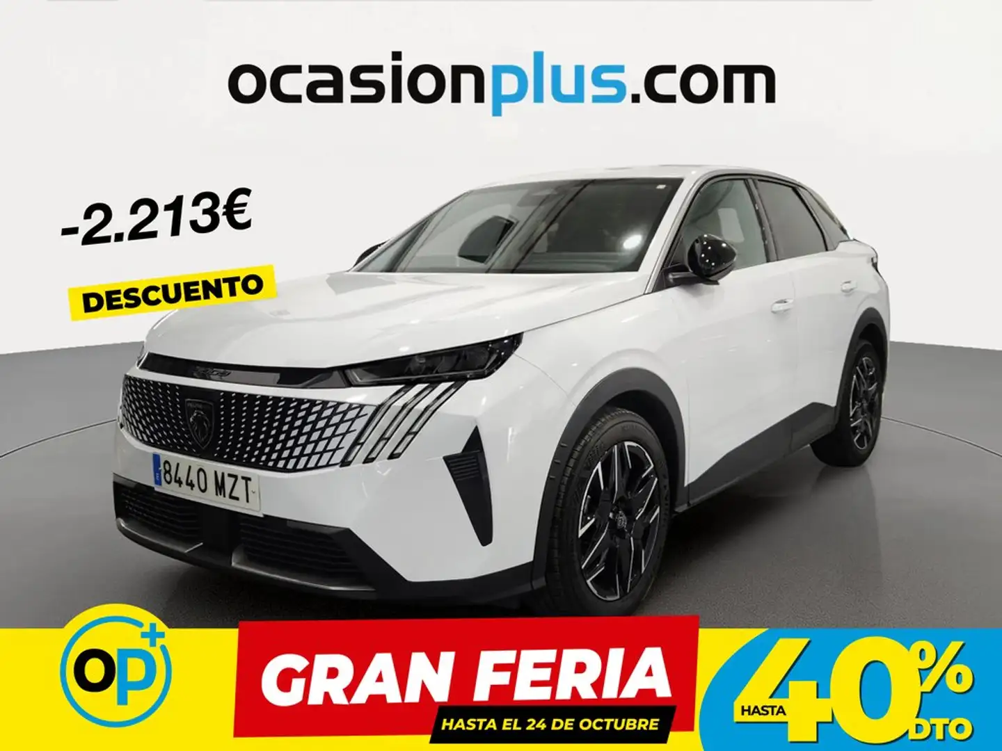 Peugeot 3008 Hybrid Allure eDCS6 145 Blanco - 1