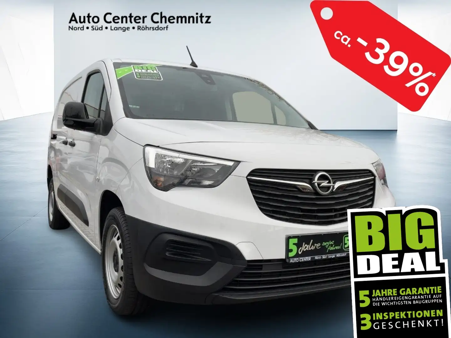 Opel Combo E Cargo 1.5 D Edition erh. NL XL Klima/PDC Weiß - 1
