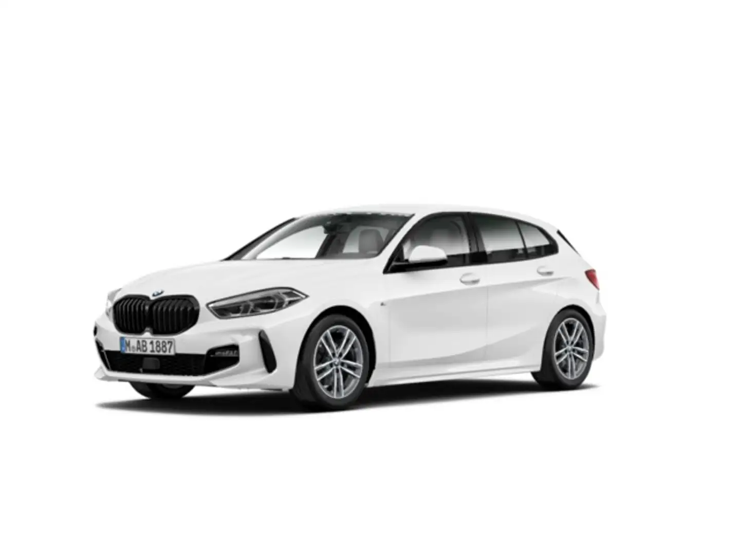BMW 118 118dA Business Weiß - 1