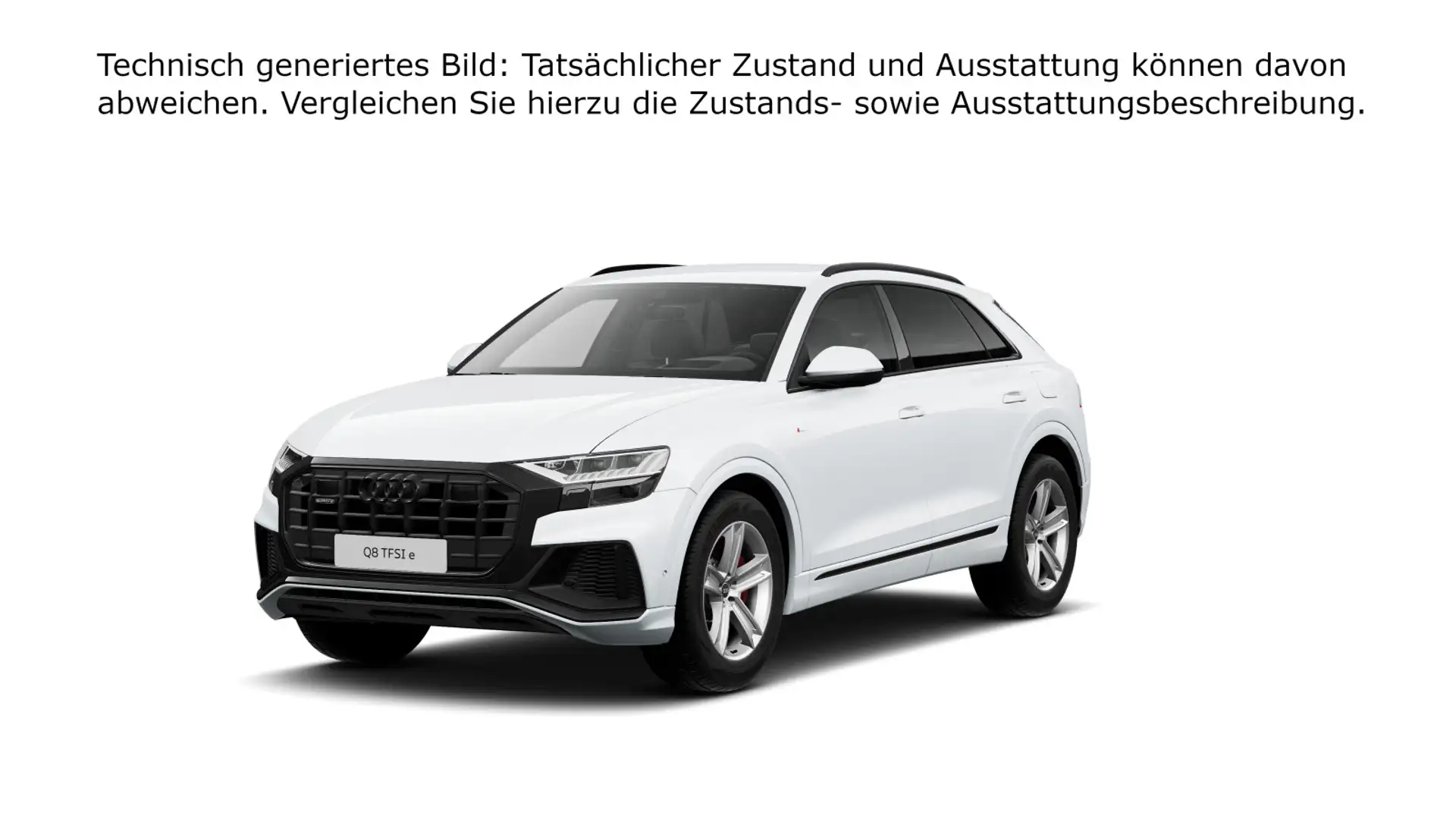 Audi Q8 55 TFSI e quattro Weiß - 2