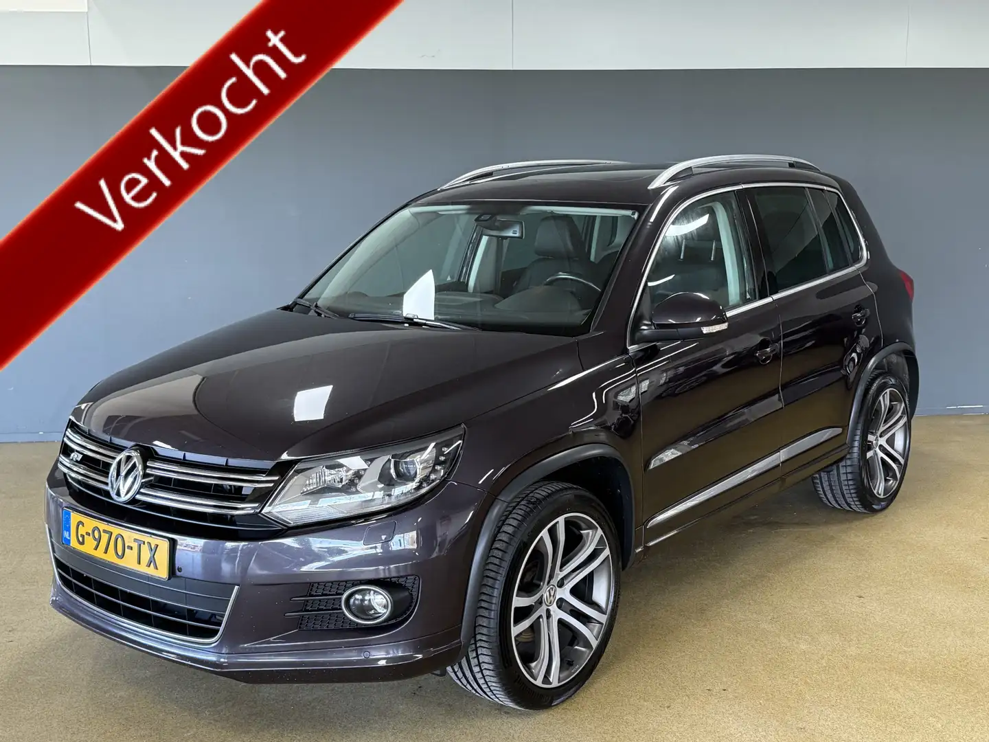 Volkswagen Tiguan 2.0 TSI DSG Sport&Style R-Line | Leder Grijs - 1