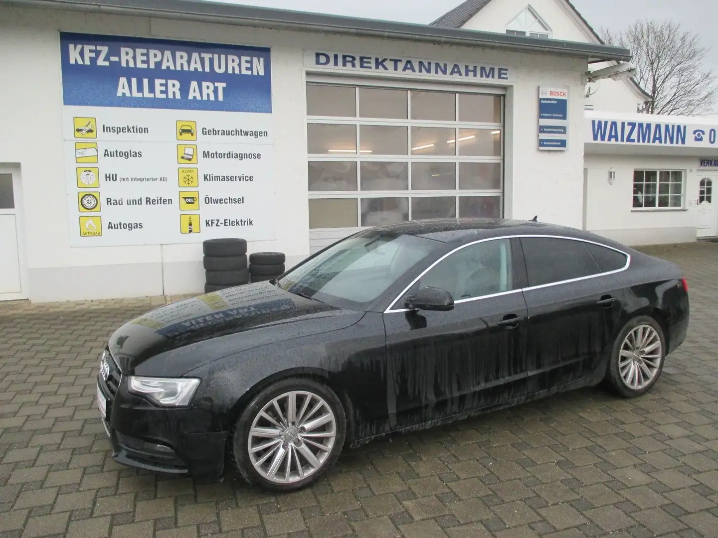 Audi A5 2.0 TDI Sportback clean diesel, Navi Schwarz - 1