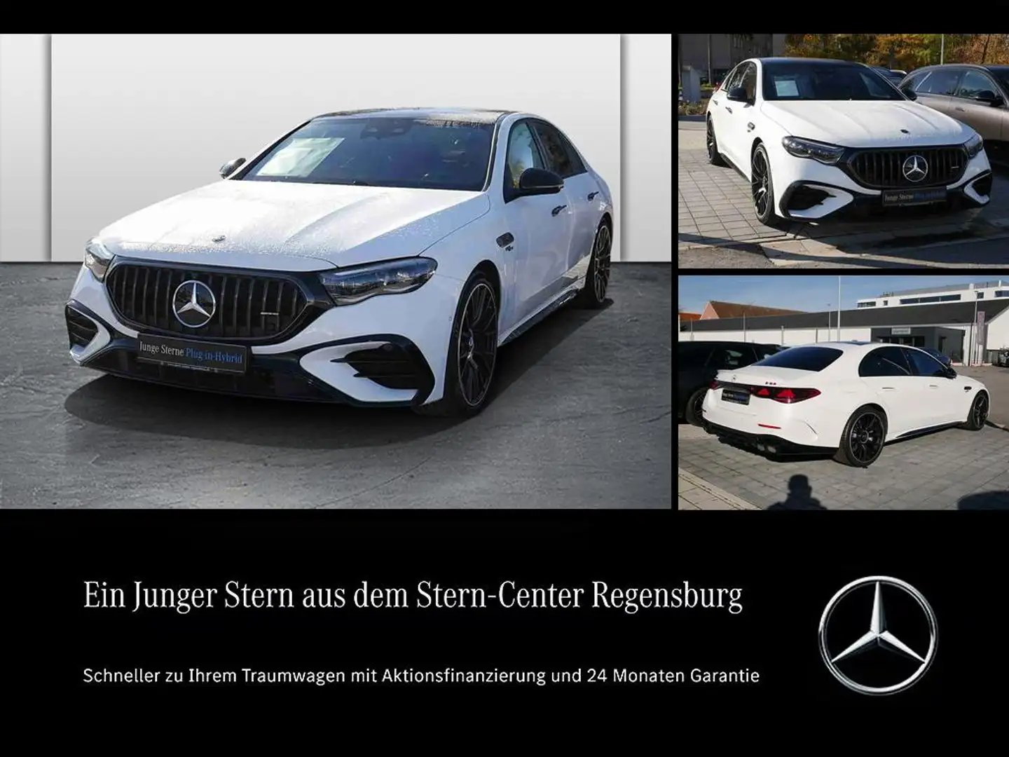 Mercedes-Benz E 53 AMG Hybrid 4M+PREMIUM PLUS+HUD+PANO+360°+++ Blanc - 1