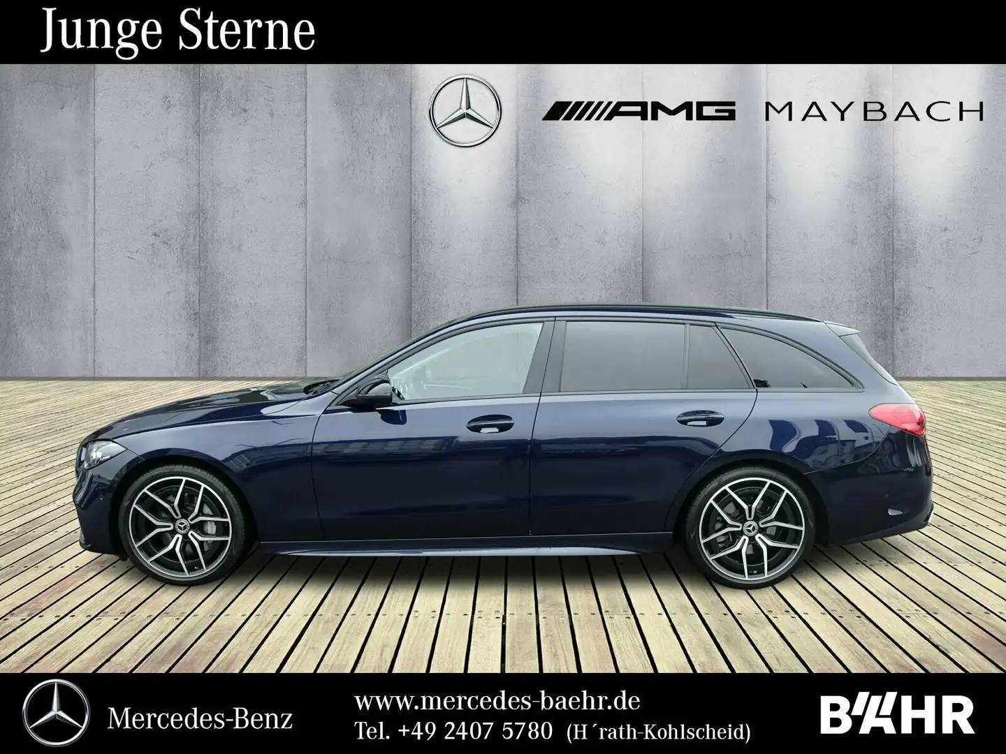 Mercedes-Benz C 220 C 220 d T AMG+Night/MBUX/LED/Totwinkel/RFK/19" Blau - 2