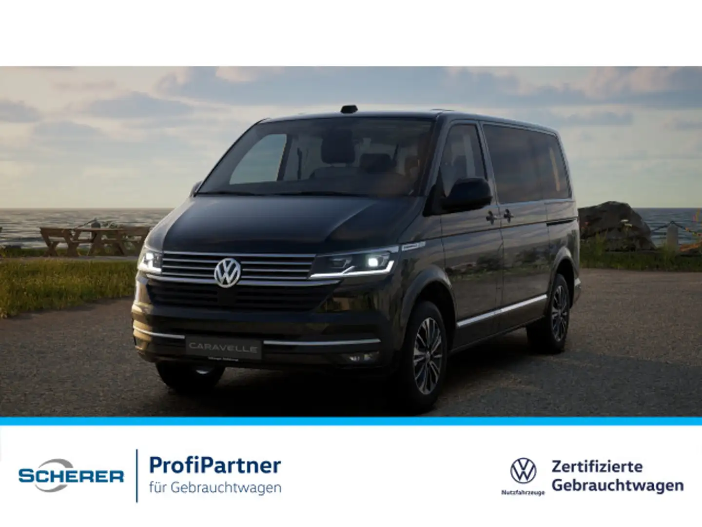 Volkswagen T6.1 Caravelle KR Highline 2.0 TDI DSG 8-Sitzer Schwarz - 1