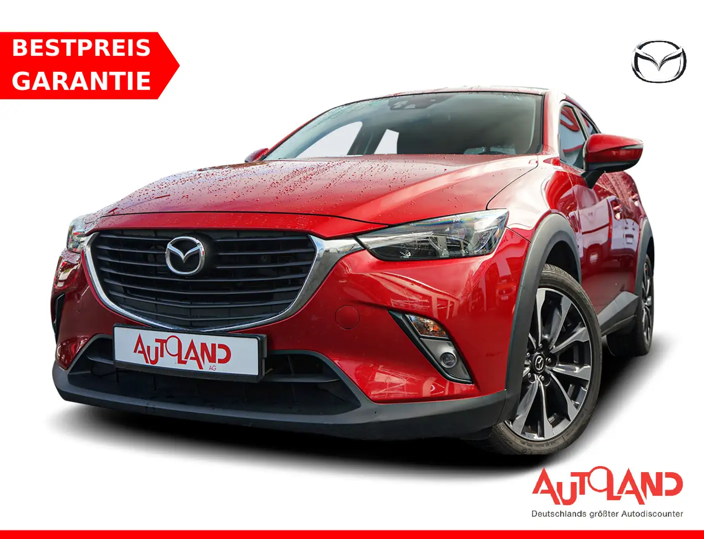 Mazda CX-3 2.0 SKYACTIV-G LED Navi Sitzheizung DAB Rosso - 1