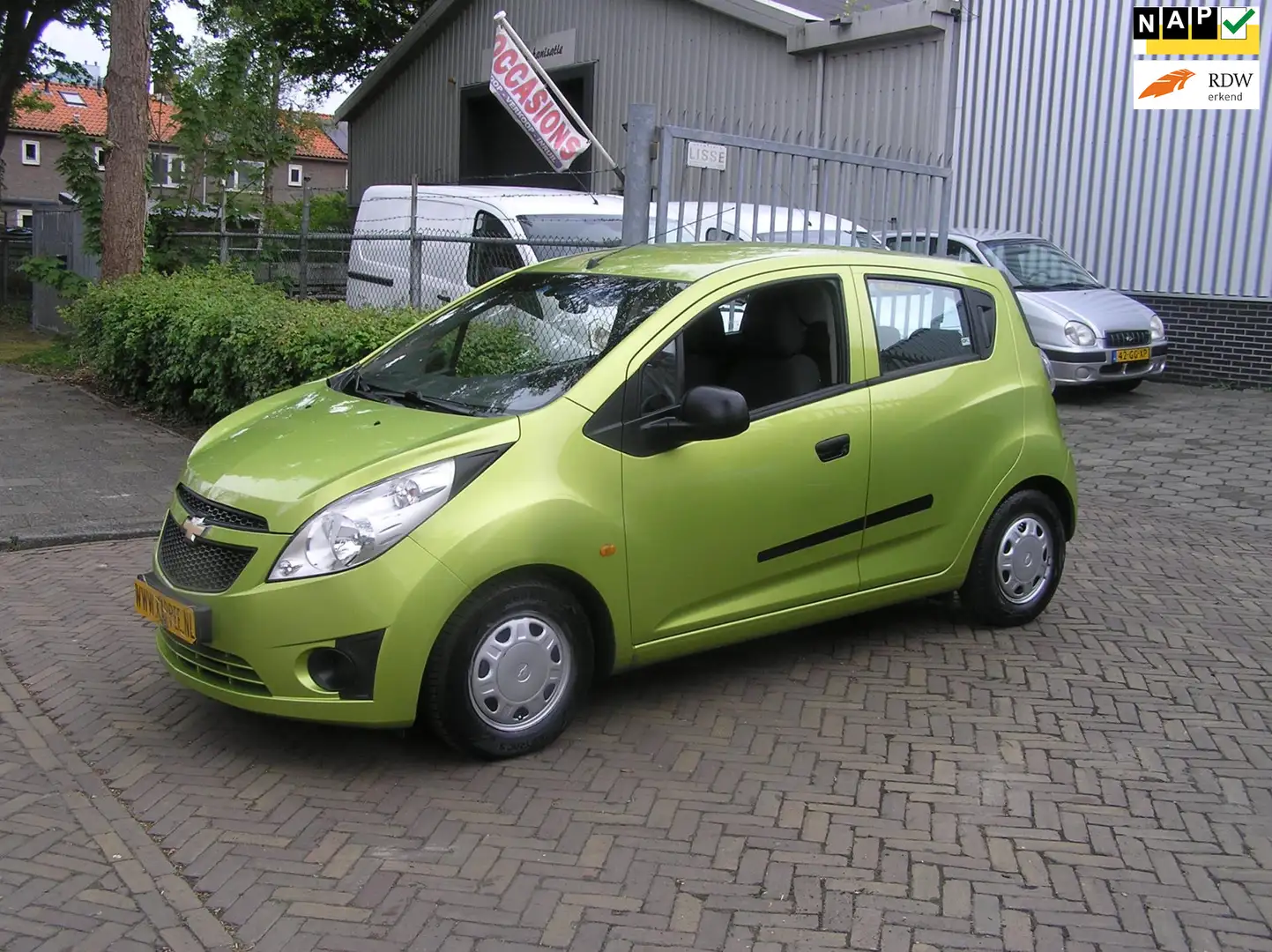 Chevrolet Spark 1.0 16V LS Bi-Fuel nap LPG g3 airco nieuwe apk Groen - 1