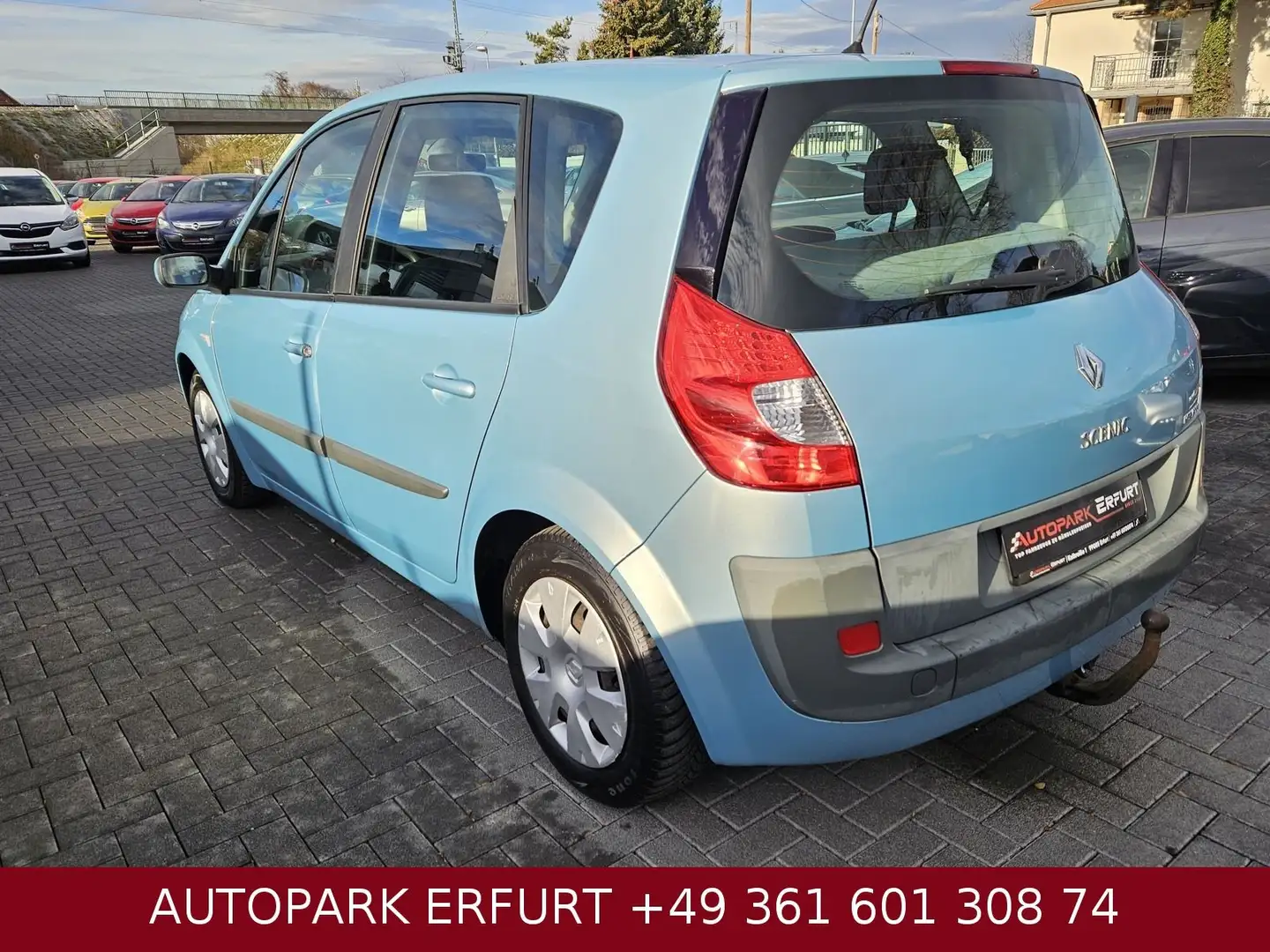 Renault Scenic II Avantage*Klima*AHK*TÜV+SERV+GARANTIE Blau - 2