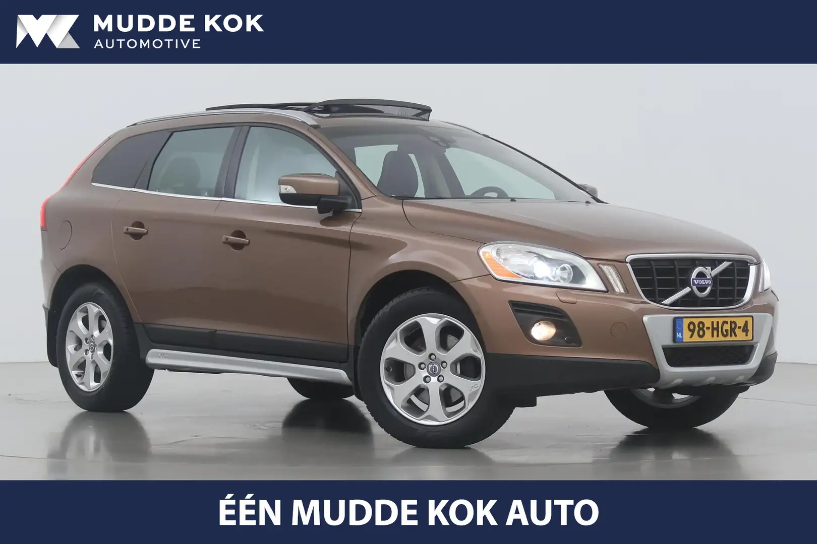 Volvo XC60 2.4 D5 AWD Summum | NL- Auto | Panoramadak | Trekh Brown - 1