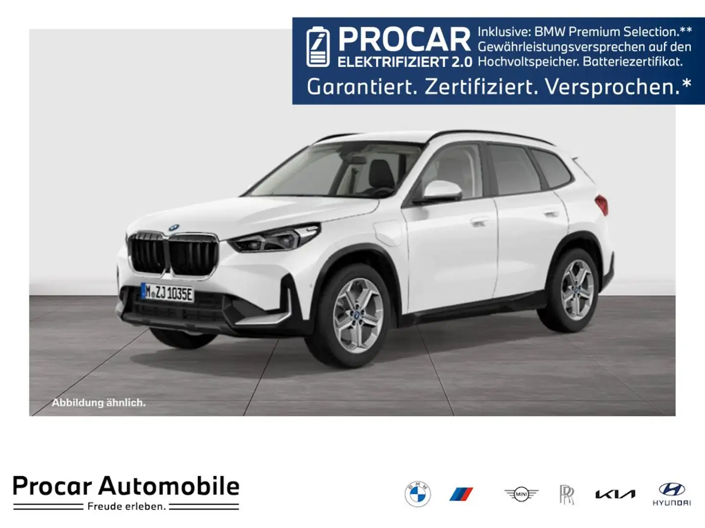 BMW X1 xDrive25e AHK ACC 360° HuD Memory 18'' DA+ PA+ Weiß - 1