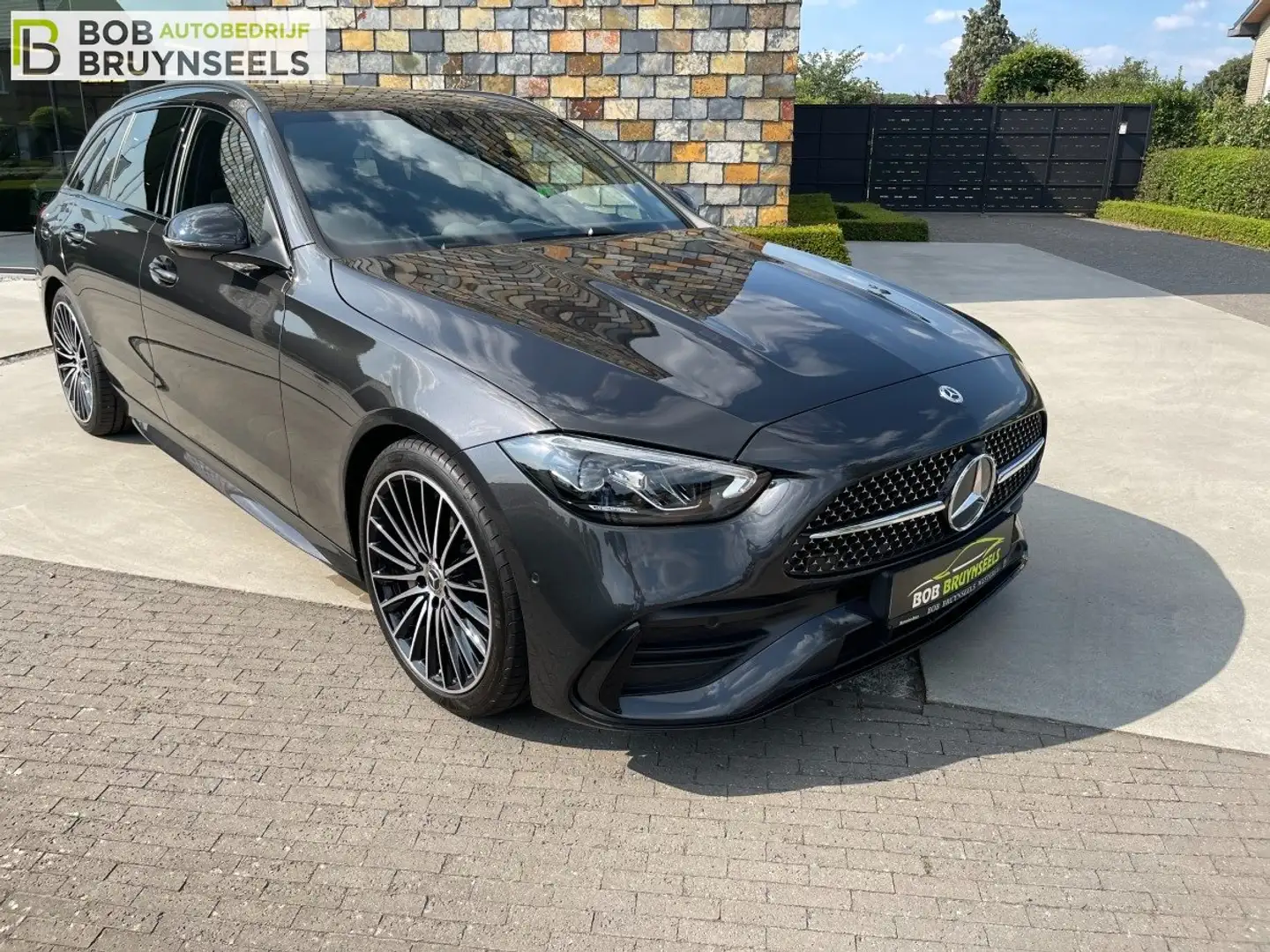 Mercedes-Benz C 180 Amg Line/Nightpak/360°camera/Soundsyst/trekhaak Gris - 1