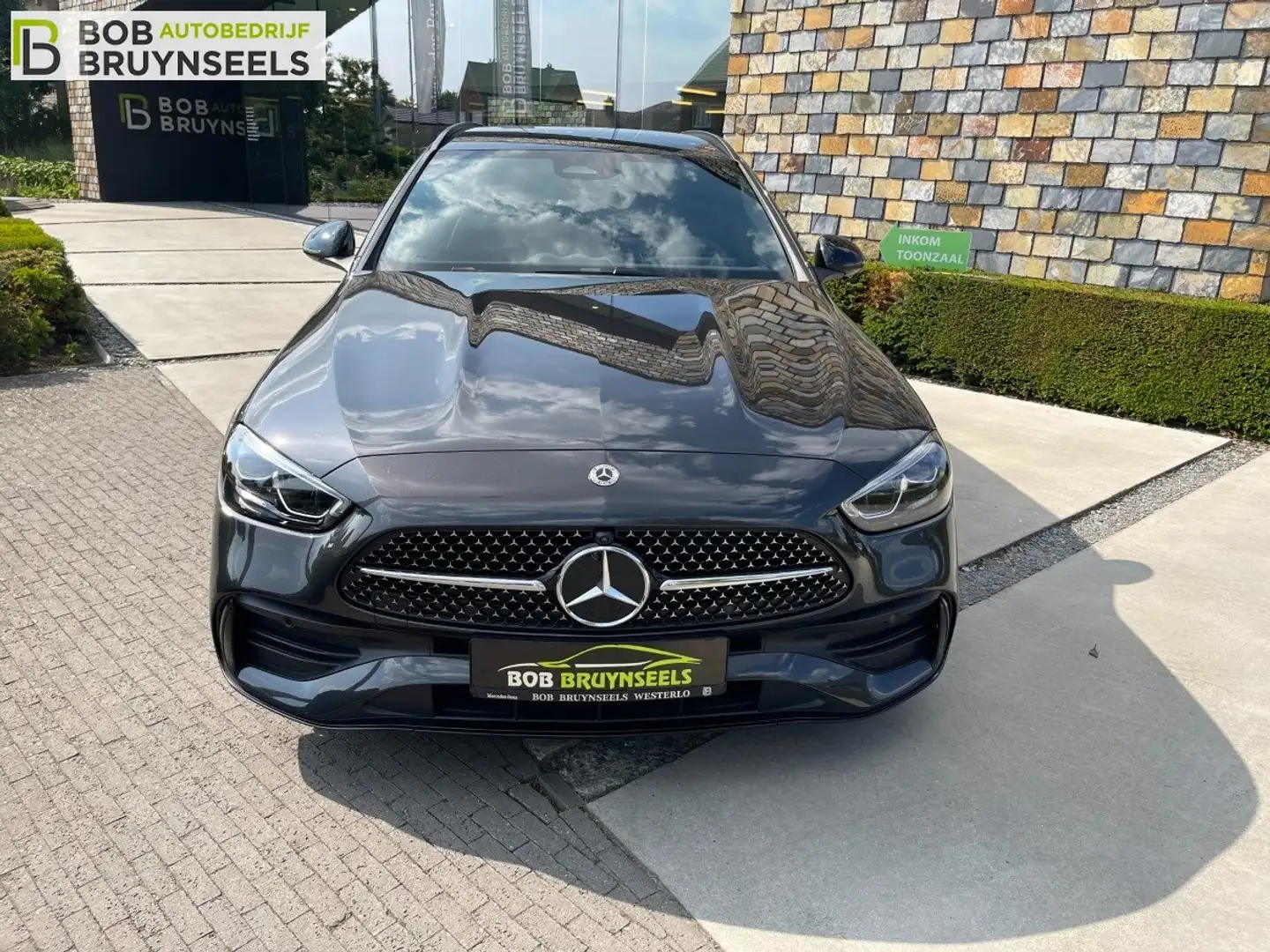 Mercedes-Benz C 180 Amg Line/Nightpak/360°camera/Soundsyst/trekhaak Gris - 2
