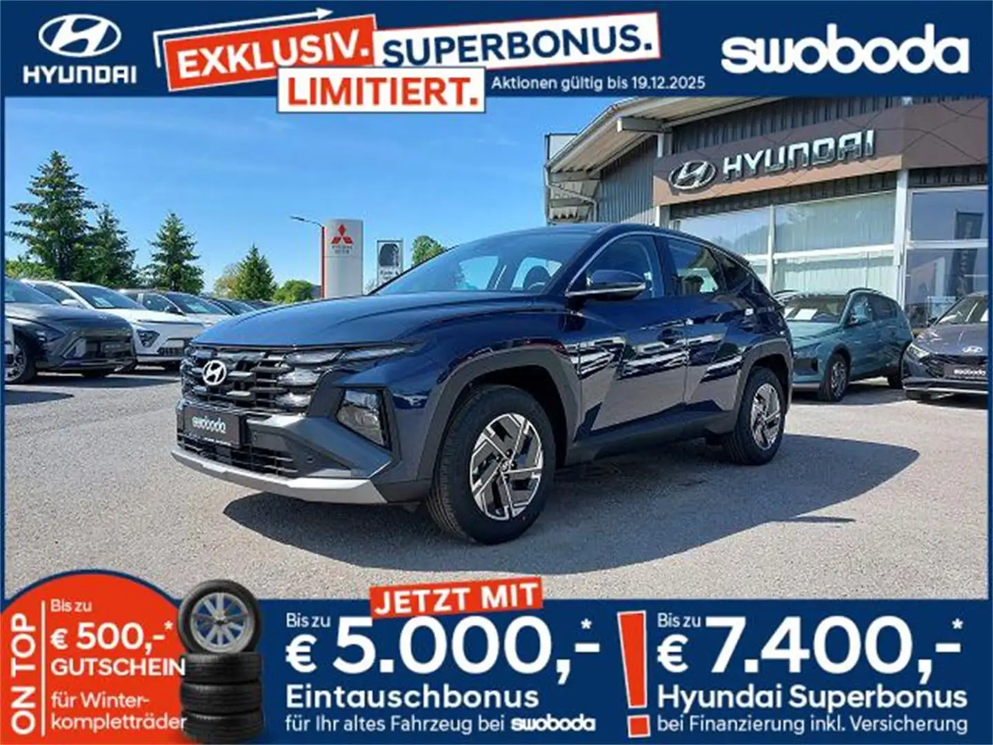 Hyundai TUCSON Tucson NX4 Smart Line 1,6 T-GDi 2WD t5bs1-P3 Blu/Azzurro - 1