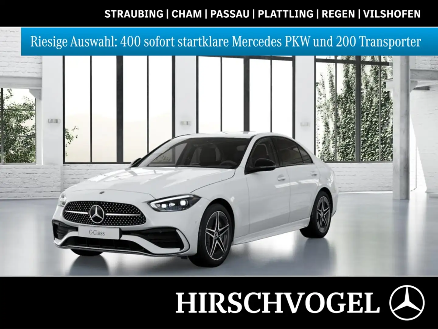 Mercedes-Benz C 400 e 4M AMG-Line+Night+DISTRON+DIGITAL-LIGHT Alb - 1