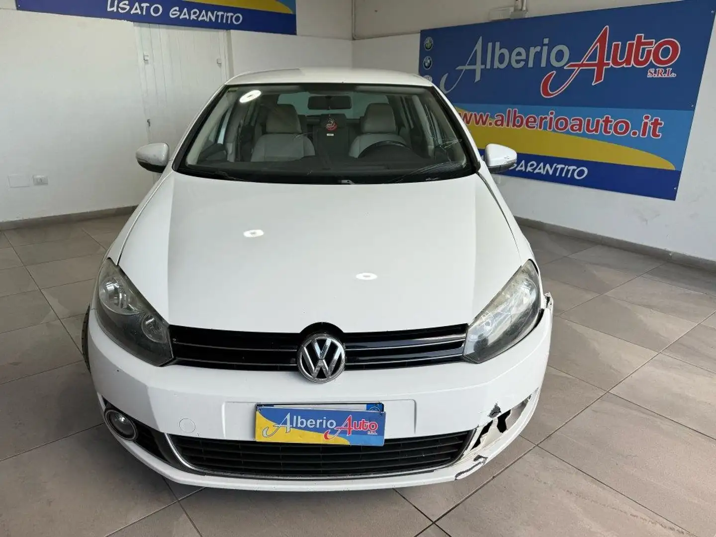 Volkswagen Golf 2.0 TDI 140CV DPF 4m. 5p. Highline SINISTRATA Blanc - 2