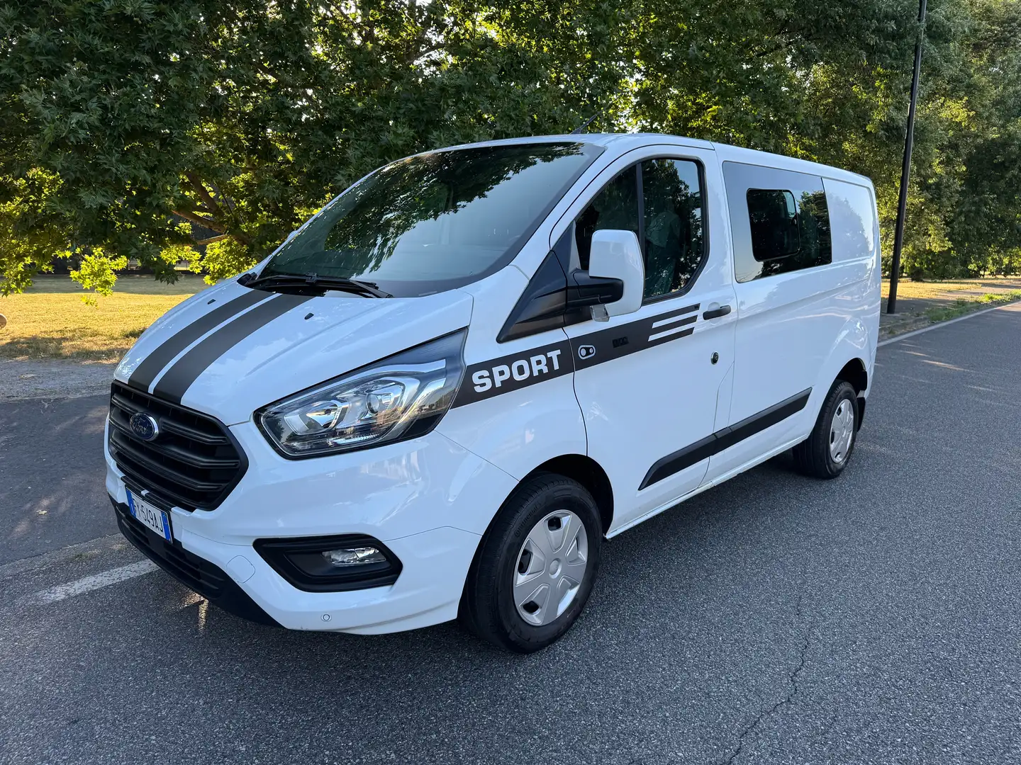Ford Transit Custom 6 POSTI  EURO 6 D TEMP Bianco - 2