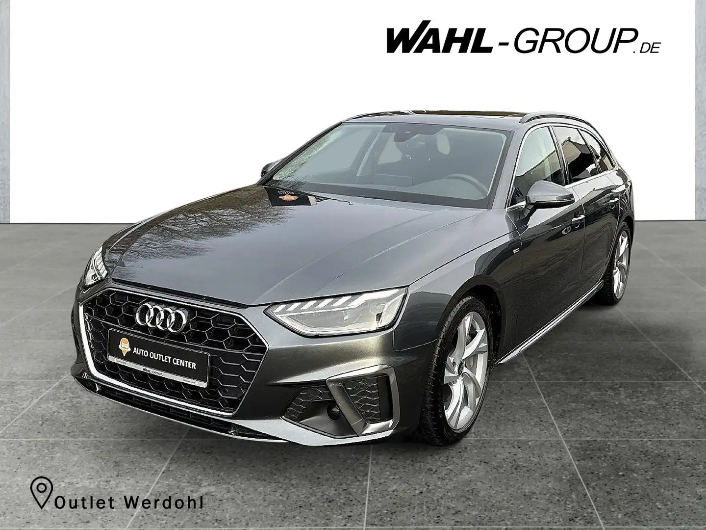 Audi A4 40 2,0 TDI AVANT S LINE*NAVI*AHK*PANORAMA-DACH*LED Gris - 1