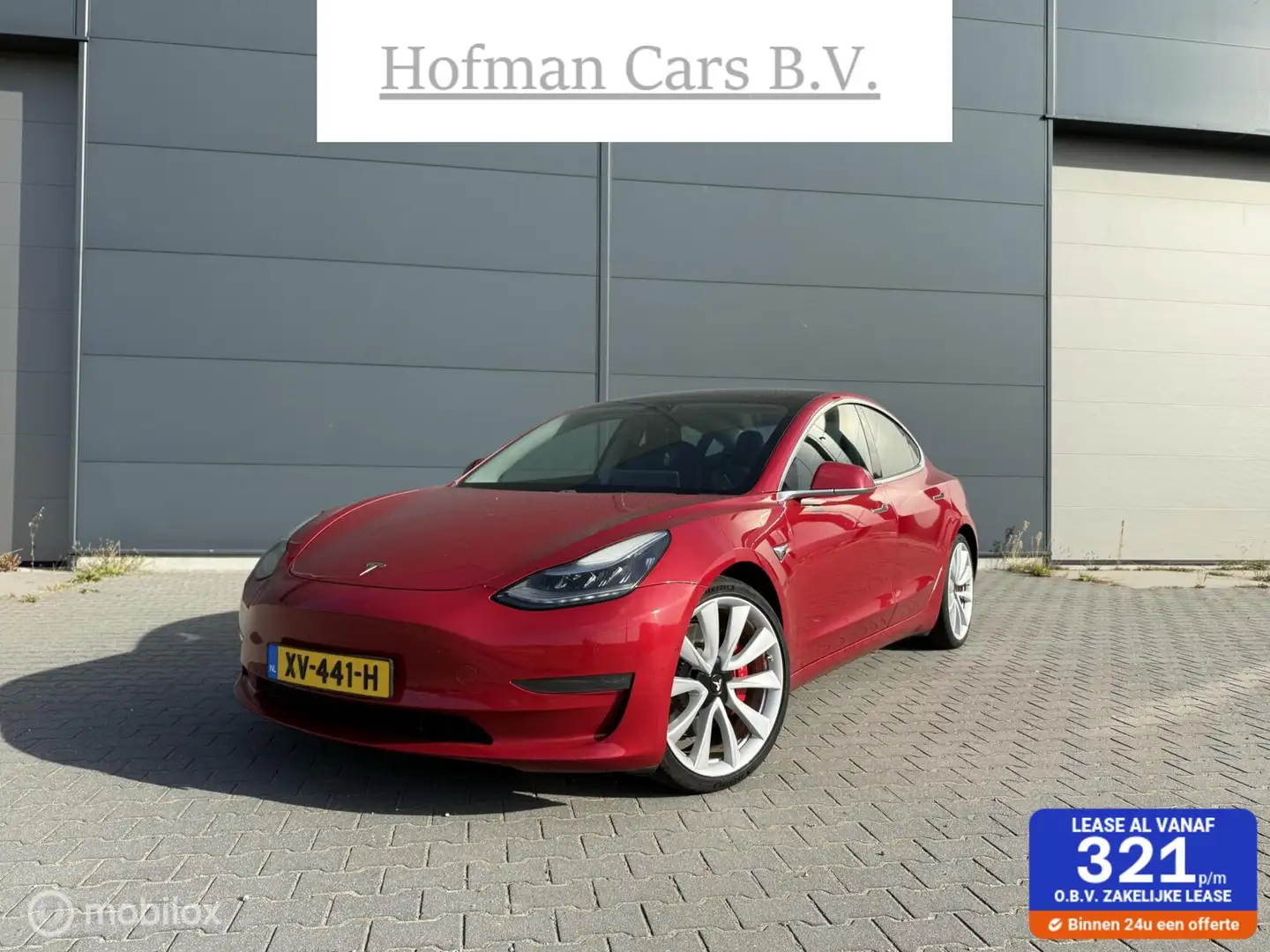 Tesla Model 3 Performance AWD Dual Motor 75 kWh Rood Marge Rot - 1