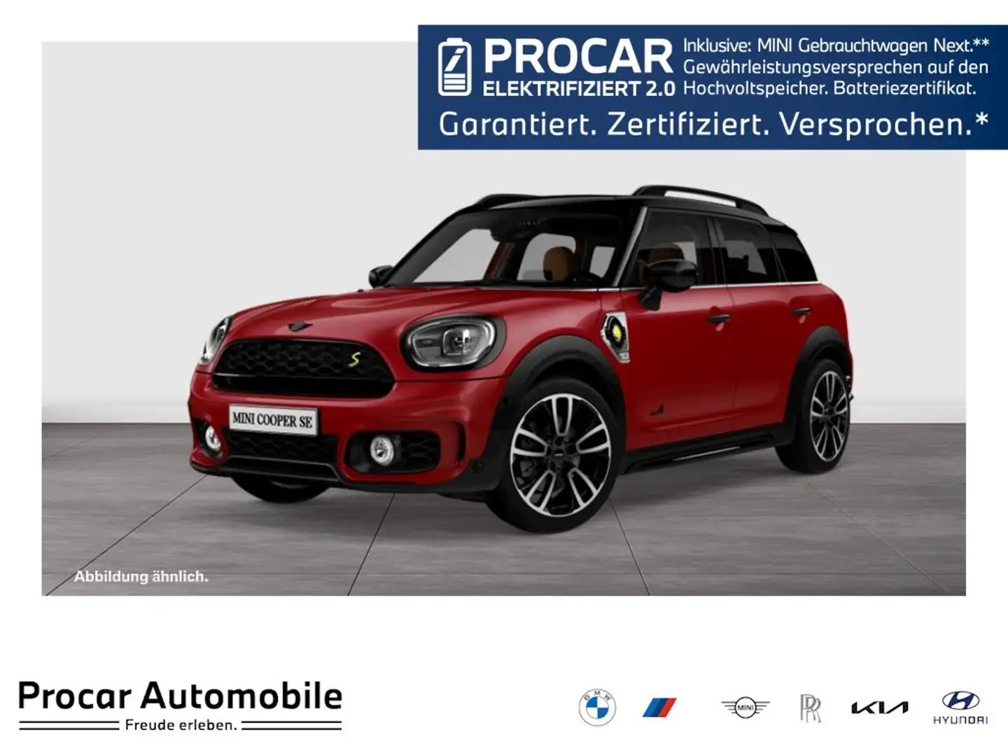 MINI Cooper SE Countryman Cooper SE ALL4 Countryman HUD PANO ACC RFK NAVI Rot - 1