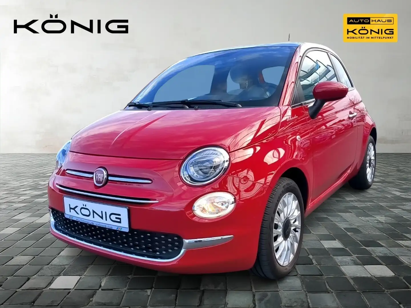 Fiat 500 1.0 GSE DOLCEVITA*PANORAMADACH*LEDER*KLIMA* Rot - 1