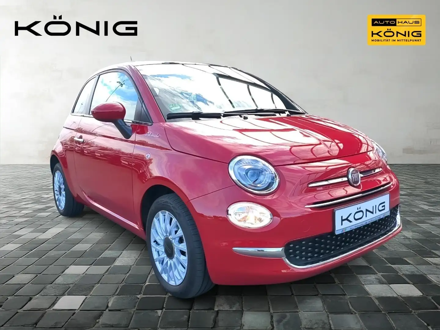 Fiat 500 1.0 GSE DOLCEVITA*PANORAMADACH*LEDER*KLIMA* Rot - 2