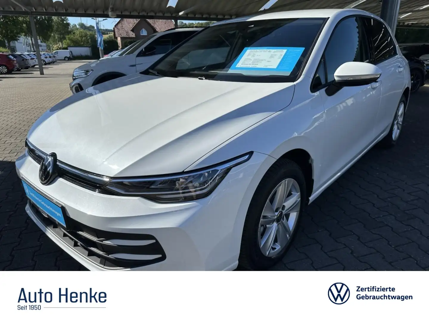 Volkswagen Golf VIII 1.5 TSI DSG Zins ab 1,99 % möglich LIFE + AC Blanc - 1