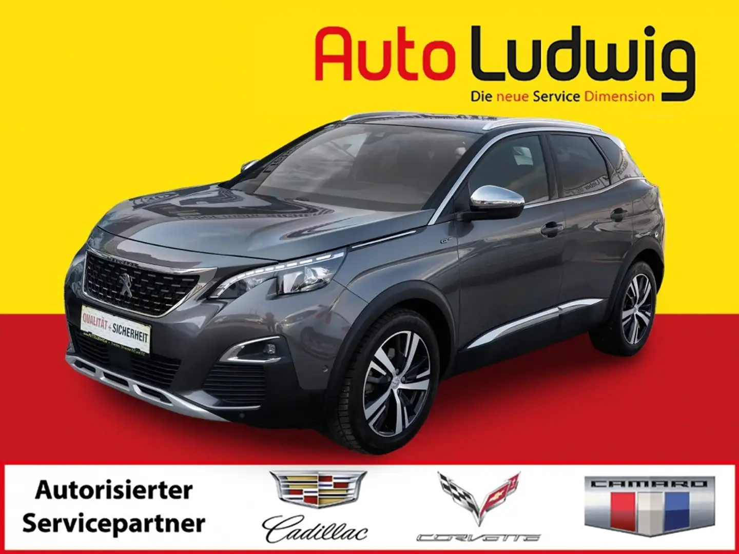 Peugeot 3008 2.0 Blue HDI 180 S&S EAT6 GT*NAVI*LEDER*LED*PDC... Grau - 1