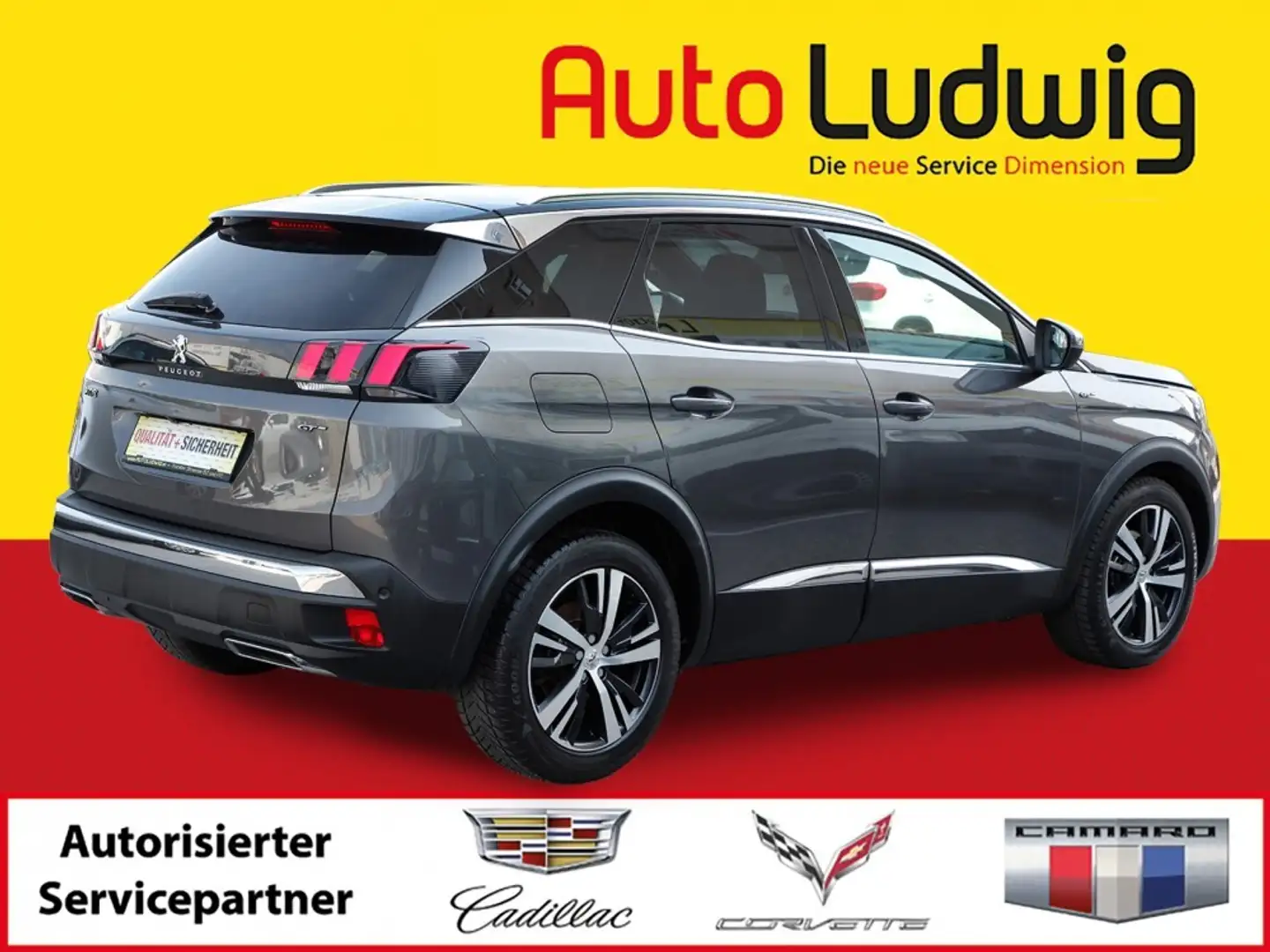 Peugeot 3008 2.0 Blue HDI 180 S&S EAT6 GT*NAVI*LEDER*LED*PDC... Grau - 2