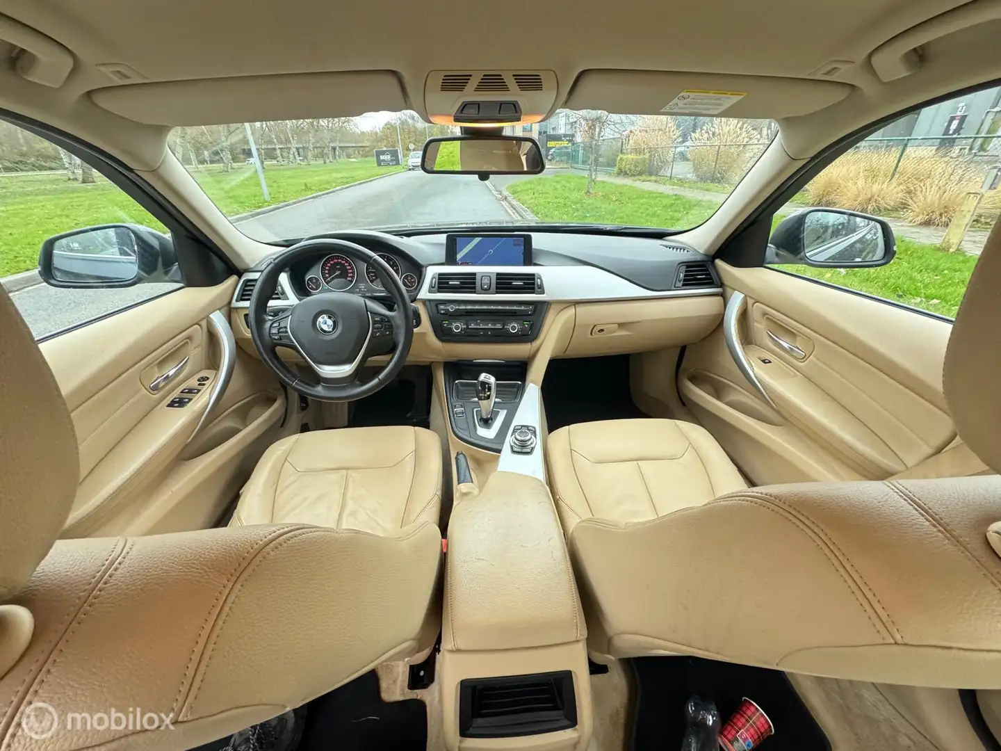 BMW 320 3-serie 320i High Executive Cremeleer Navi Pdc Hea Gris - 2