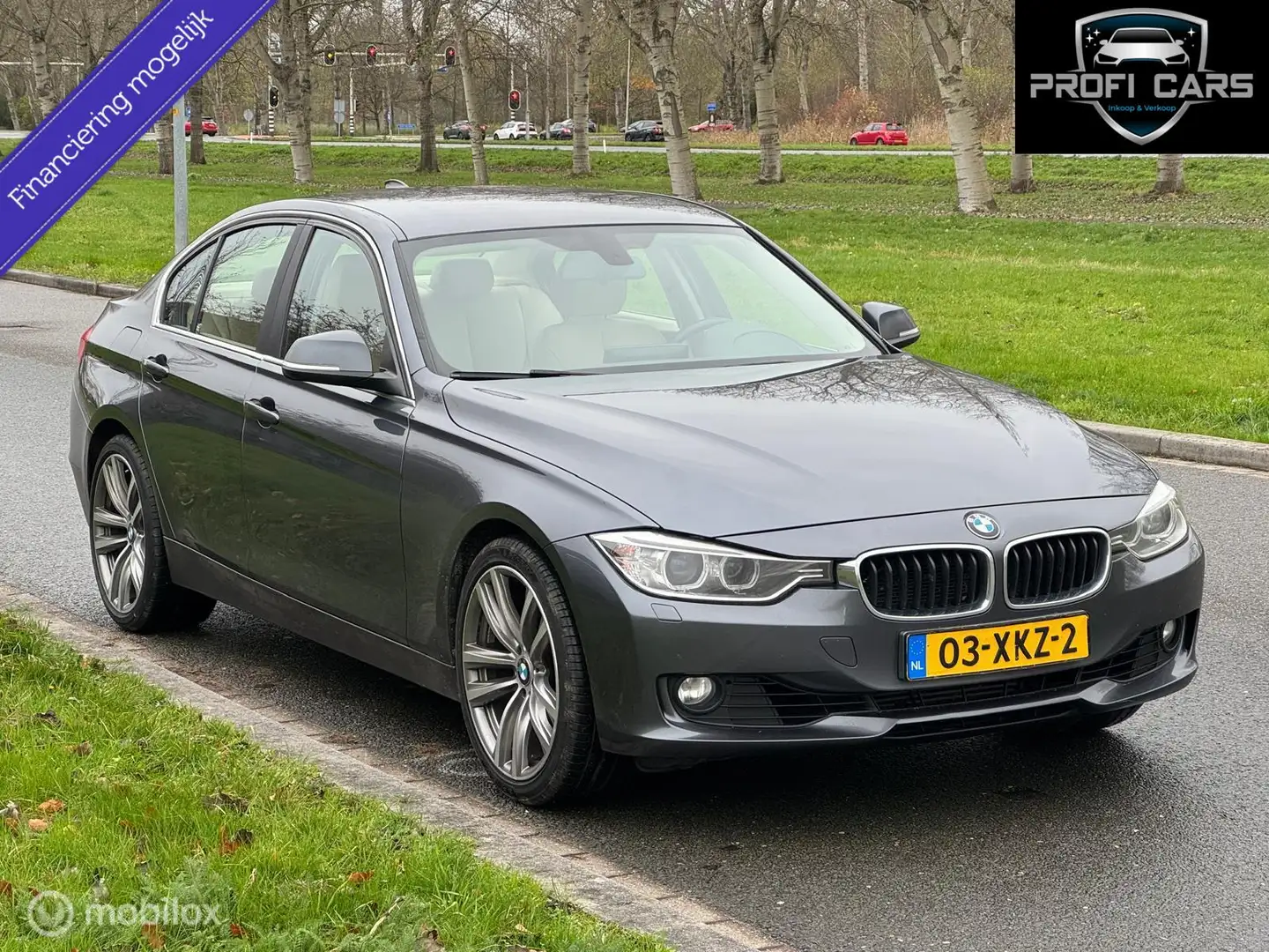 BMW 320 3-serie 320i High Executive Cremeleer Navi Pdc Hea Gris - 1