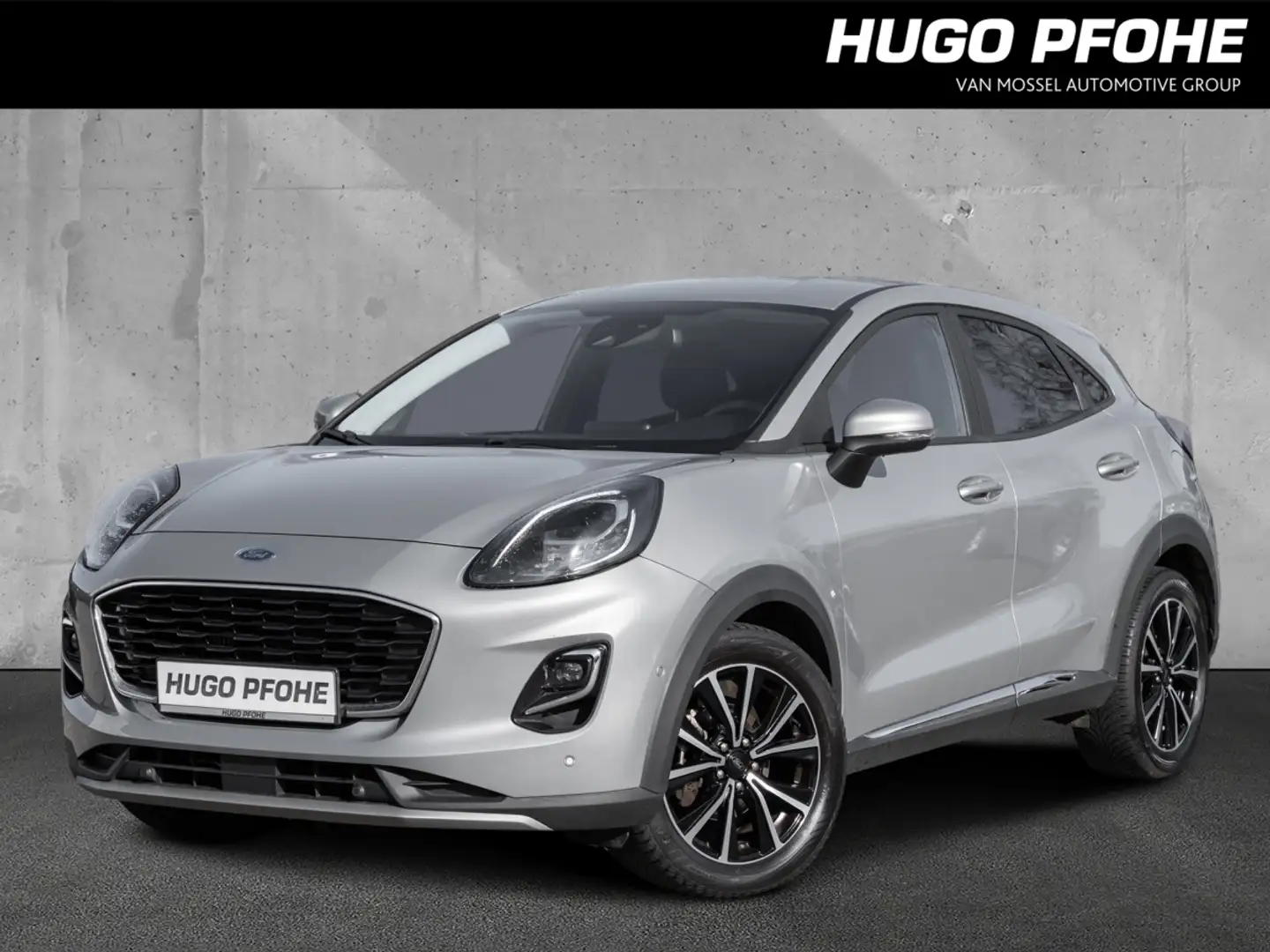 Ford Puma Titanium 1.0 EcoBoost Hybrid 114 kW. AHK. RFK. ACC Silber - 1