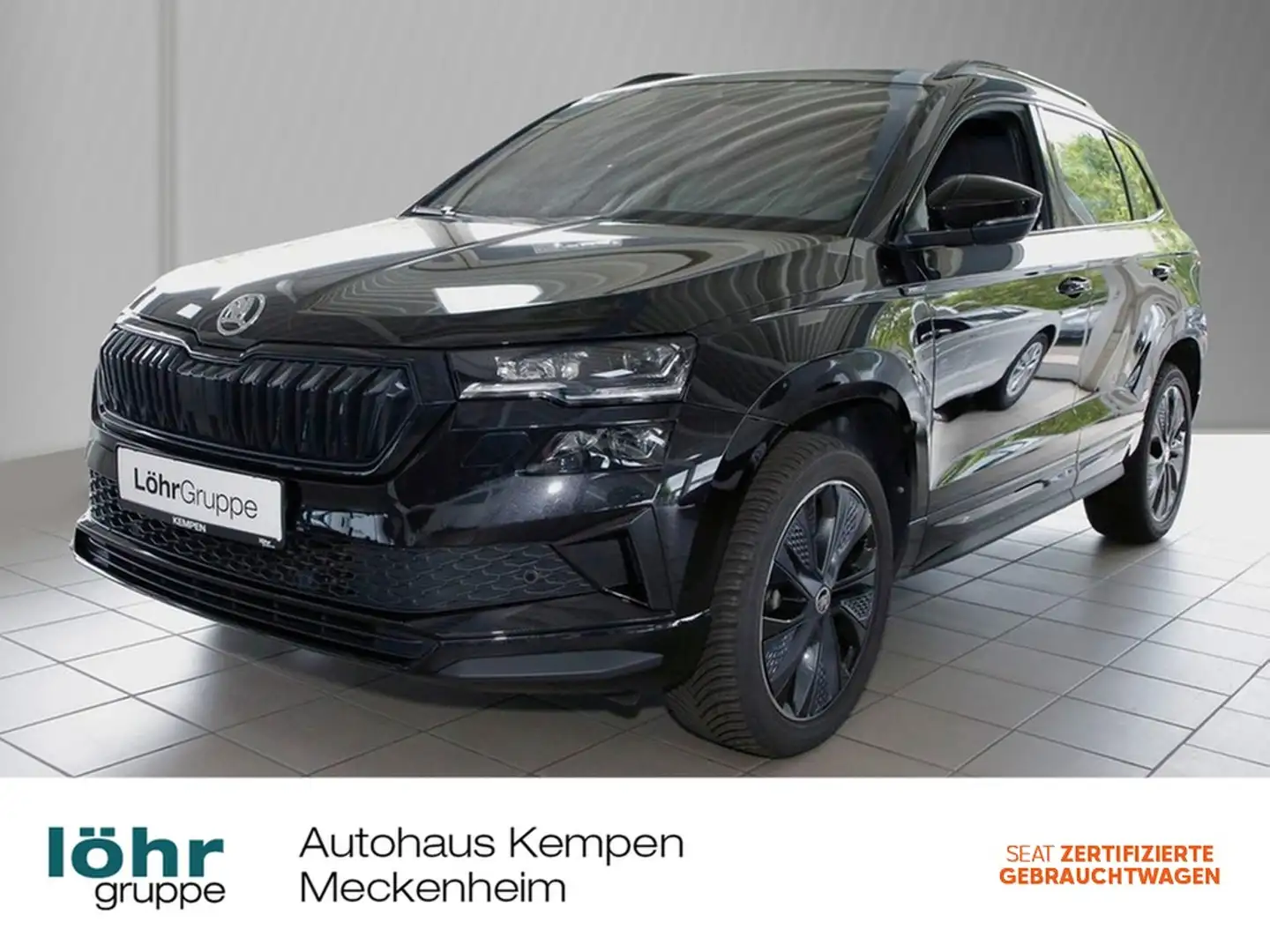 Skoda Karoq 1.5 TSI DSG Sportline Pano Navi+VC pACC RFK+PDC... Schwarz - 1