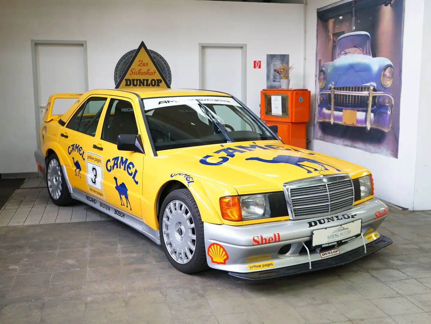 Mercedes-Benz 190 E 2.3-16V Kompressor DTM W201 Tribut mit H-Kennzei Gelb - 2