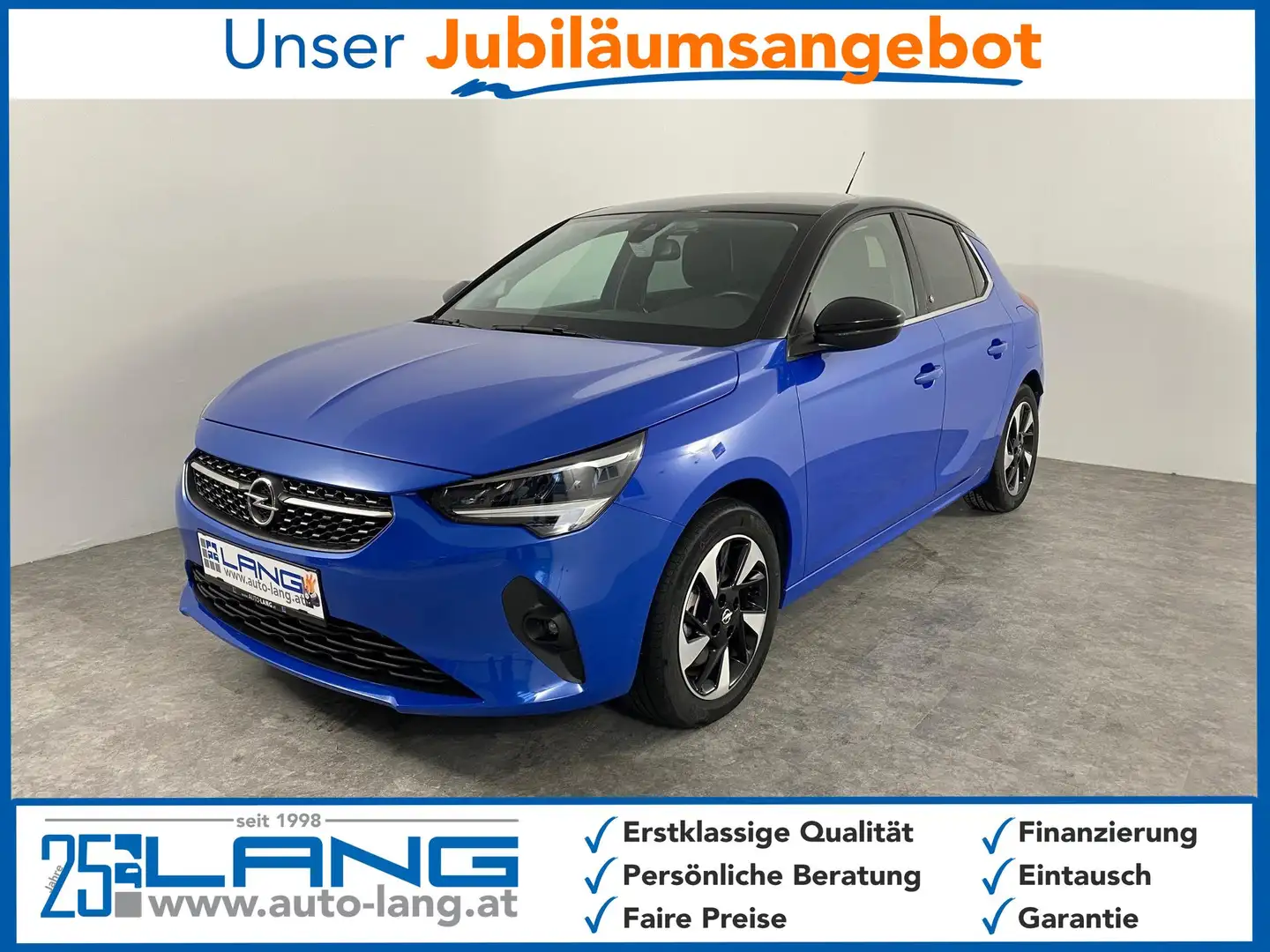 Opel Corsa e Elegance Elektro *TEMPOMAT*RFK*ALU*APP-CONNEC... Azul - 1