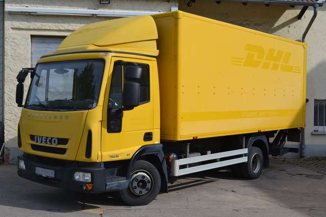 Imagine Iveco M752 ML75E16/P Koffer Ladebordwand 95tkm 1. Hd.