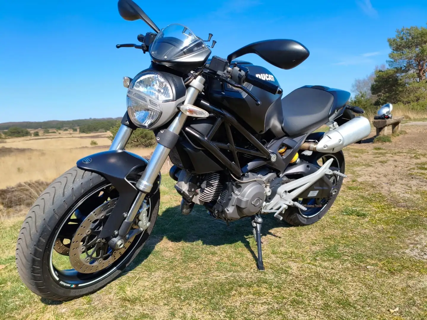 Ducati Monster 696 + Negru - 2