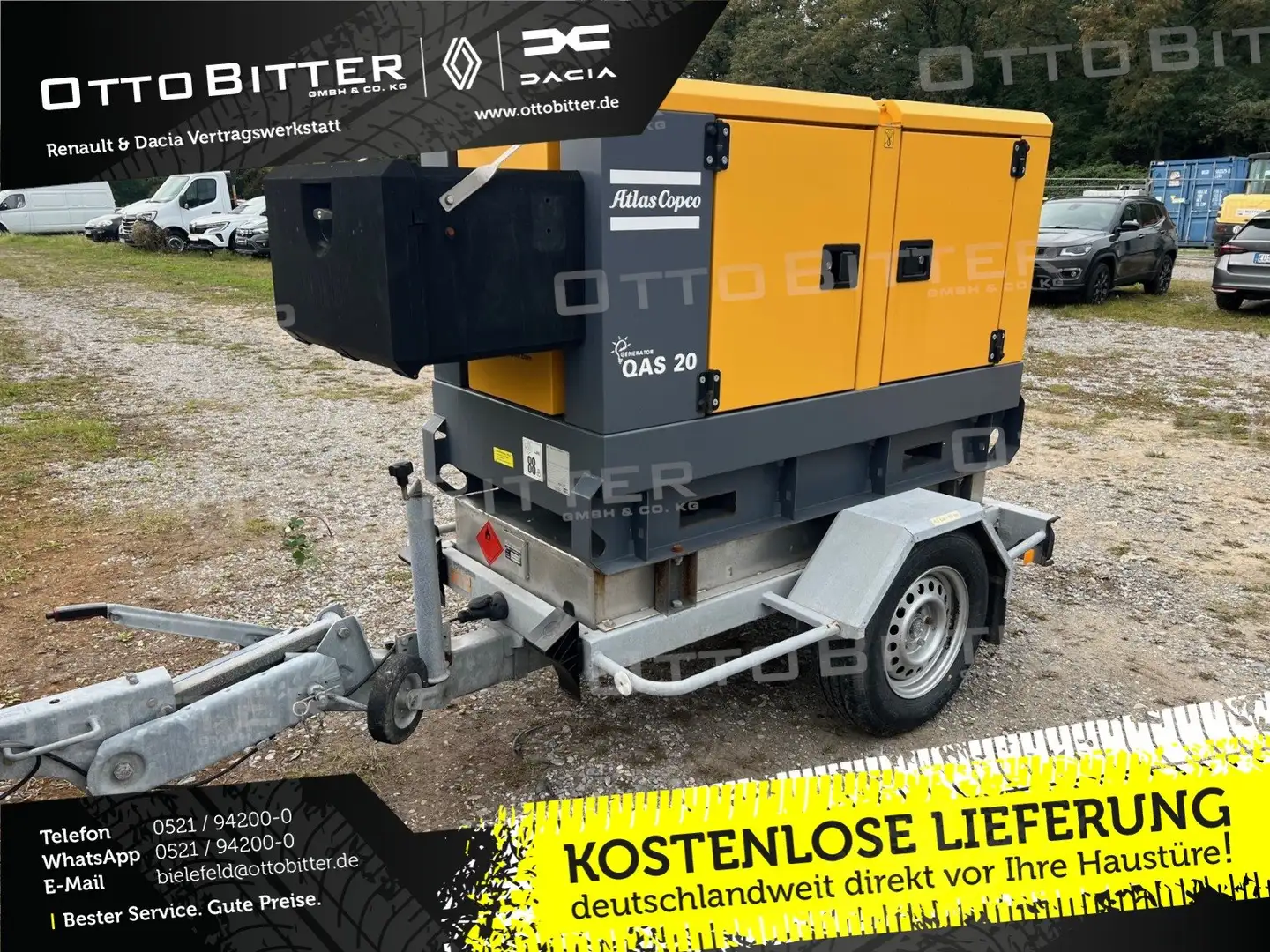 Overig Sonstige IBERICA Atlas Copco Stromerzeuger QAS20 Geel - 1