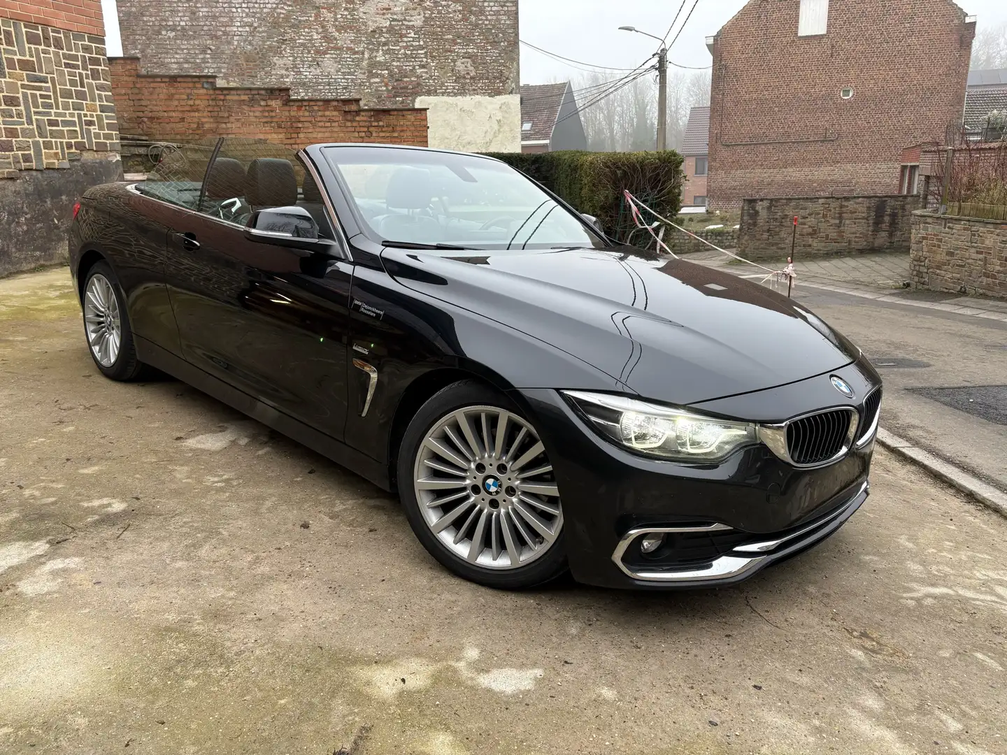 BMW 420 Cabrio Luxury line full options carnet complet BMW Zwart - 1