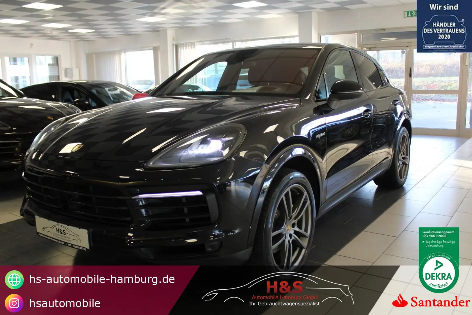 Porsche Cayenne Coupe E-Hybrid Schwarz - 1