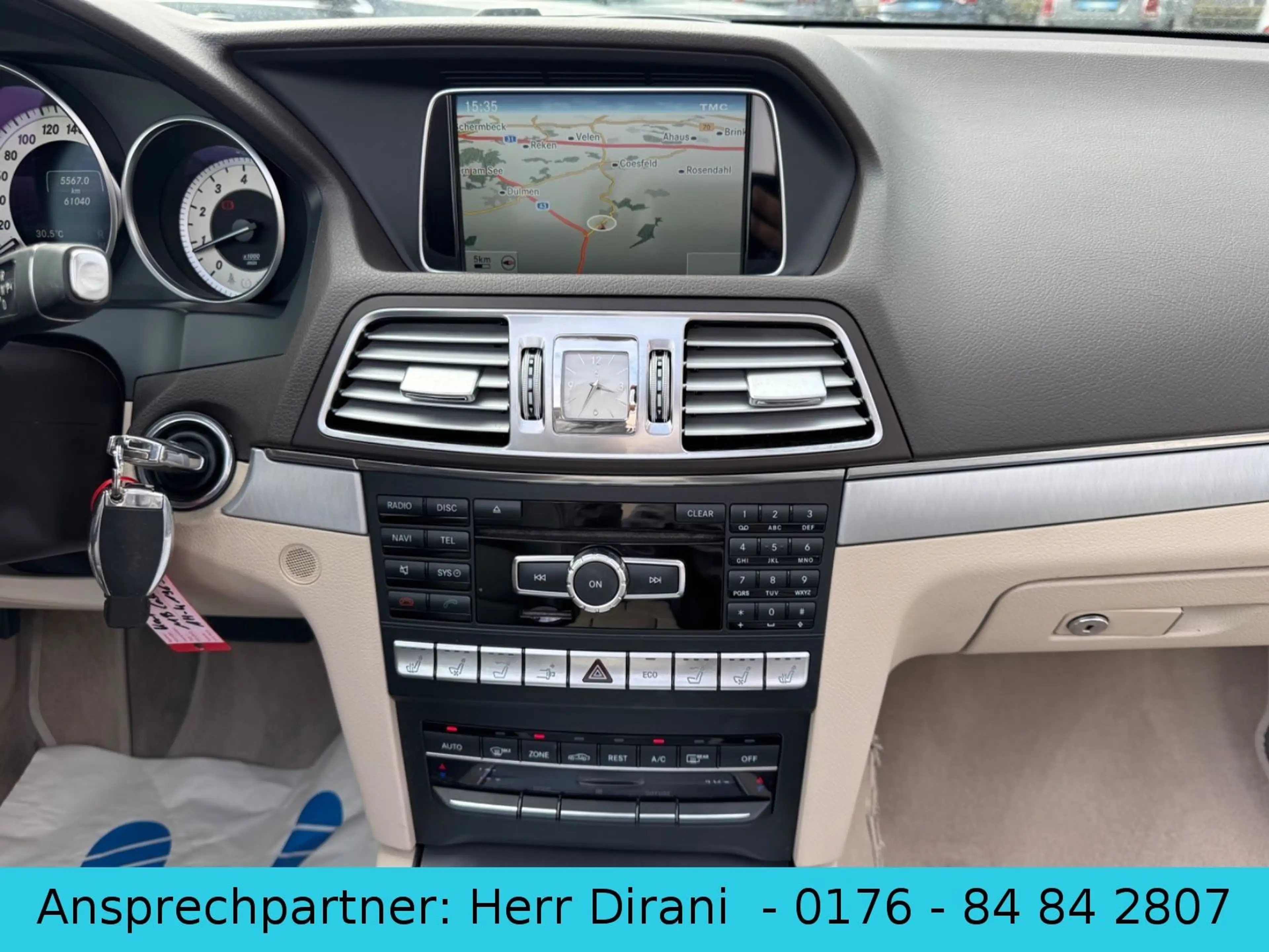 Mercedes-Benz E 250 Cabrio *Command*LED ILS*MemorySitze*360° — photo 13