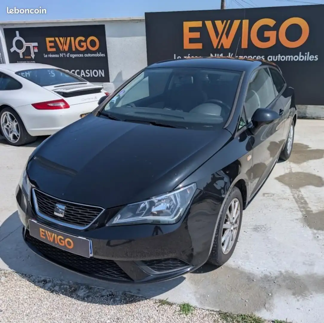 SEAT Ibiza 1.2 TSI 90 STYLE+1 ERE MAIN +ENTRETIEN Noir - 1