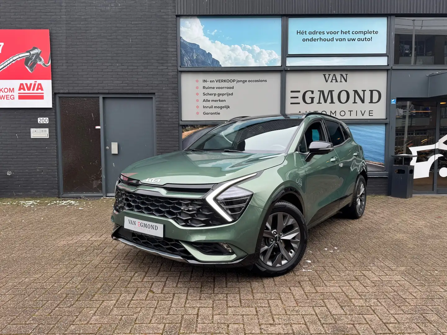 Kia Sportage 1.6 T-GDi Hybrid GT-PlusLine Grün - 1