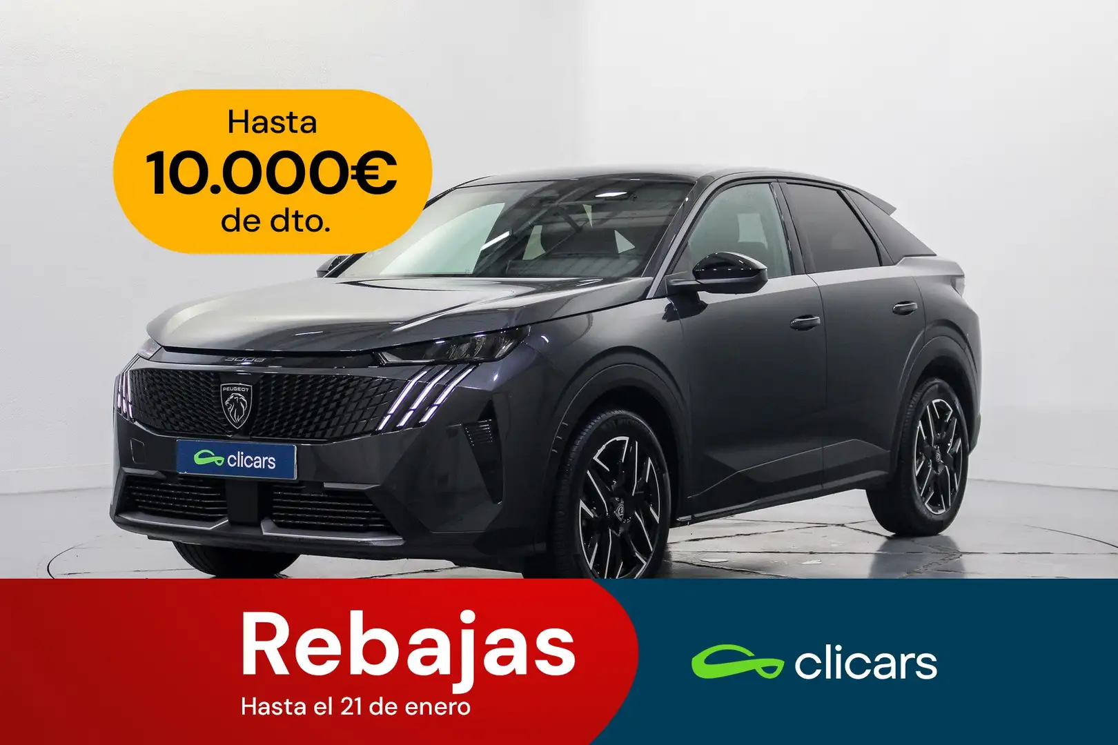 Peugeot 3008 Hybrid 136 Allure eDCS6 Grau - 1