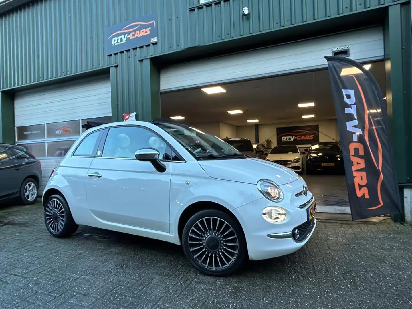 Fiat 500C 1.2 Mirror Cabrio Automaat Blanc - 2