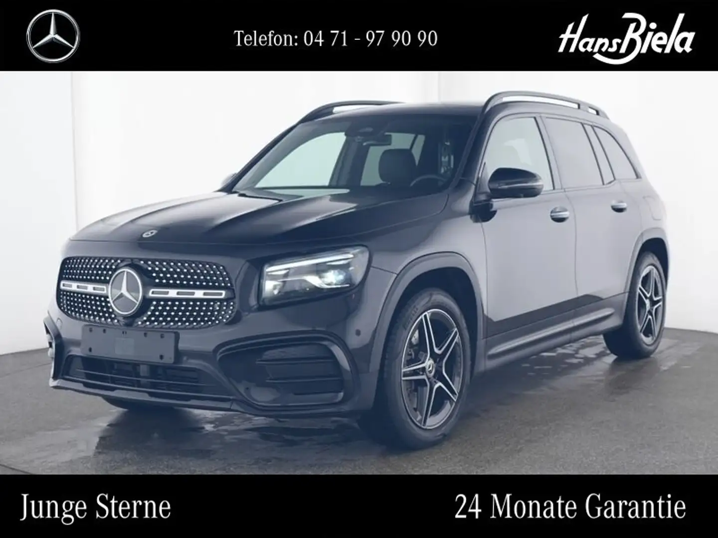 Mercedes-Benz GLB 250 GLB 250 4M AMG Prem+/Night/Pano/Multi//7Si/AHK PSD Schwarz - 1