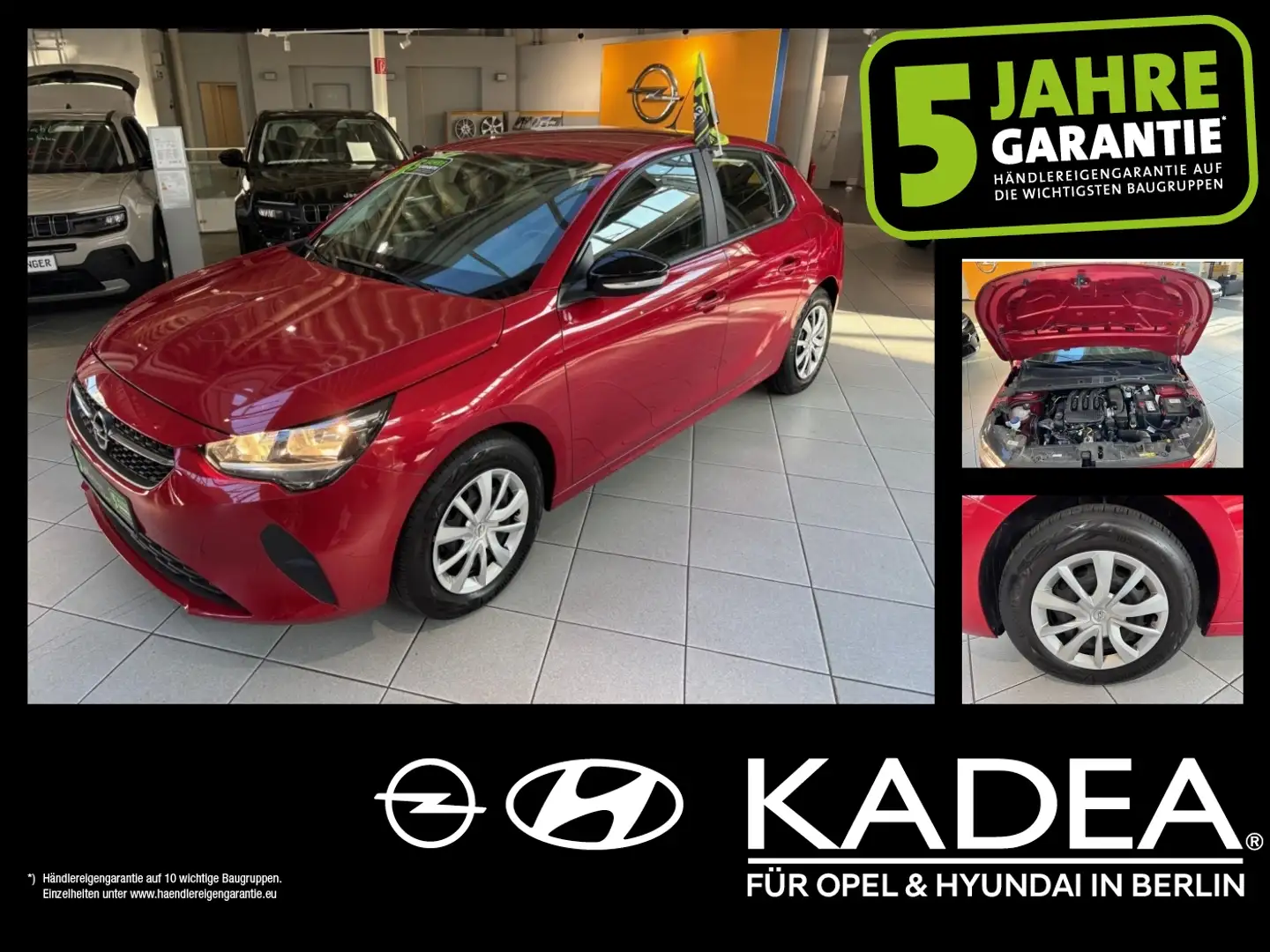 Opel Corsa F 1.2 Wenig KM! 5 J. Händlergarantie inkl. Rosso - 1